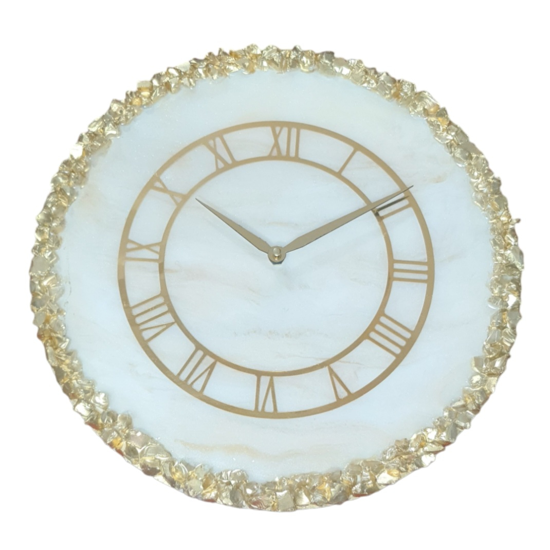 ساعت دیواری رزینی مدل کریستال