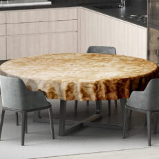 رومیزی مدل گرد پتینه دامبل کد 110010