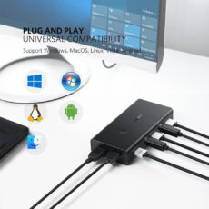 سوییچ KVM دو پورت HDMI یوگرین مدل CM200