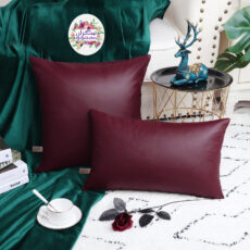 کوسن تیگران مفشوو مدل Leather cushion مجموعه دو عددی