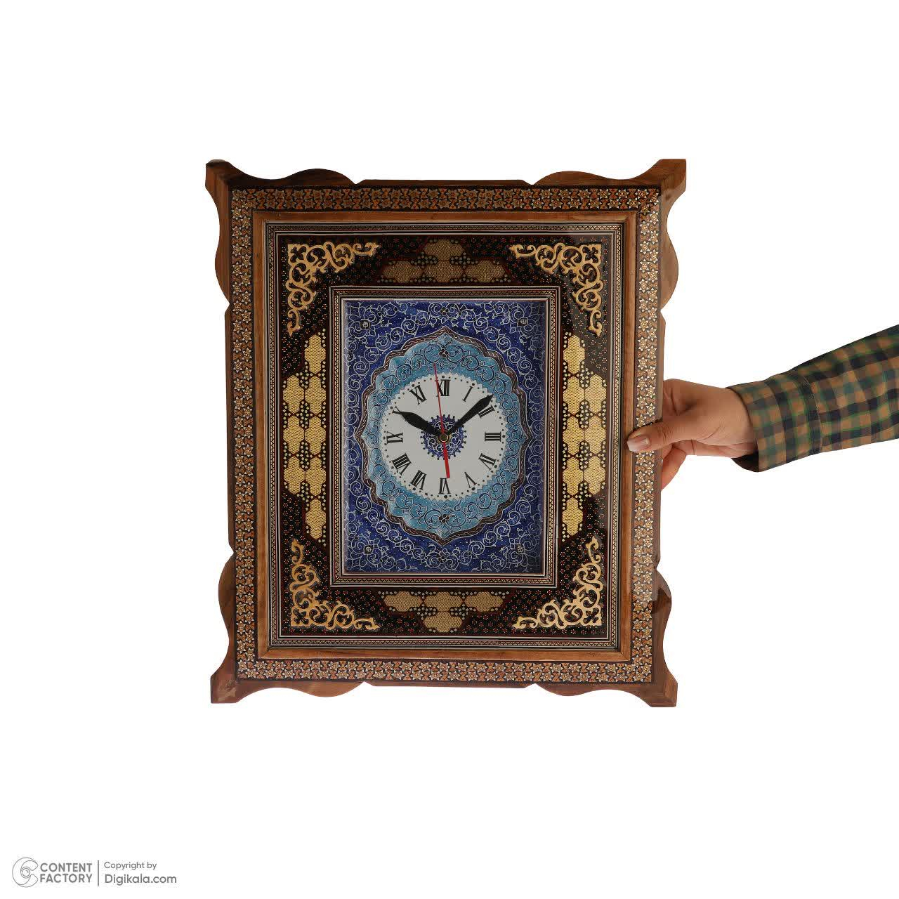 ساعت دیواری خاتم کاری کد ۴۵