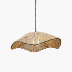 لوستر تزئینی مدل مکرومه دست ساز دفرمه کد 09