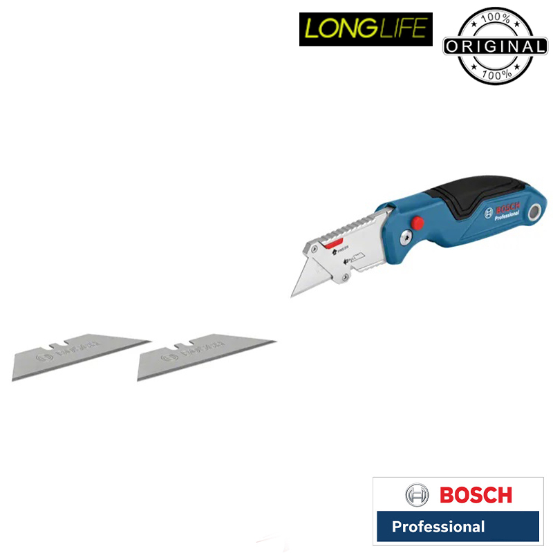 کاتر چاقویی بوش مدل safety Utility Knife کد 1600A016BL