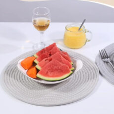 زیربشقابی بافتنی مدل zbt01 بسته 4 عددی