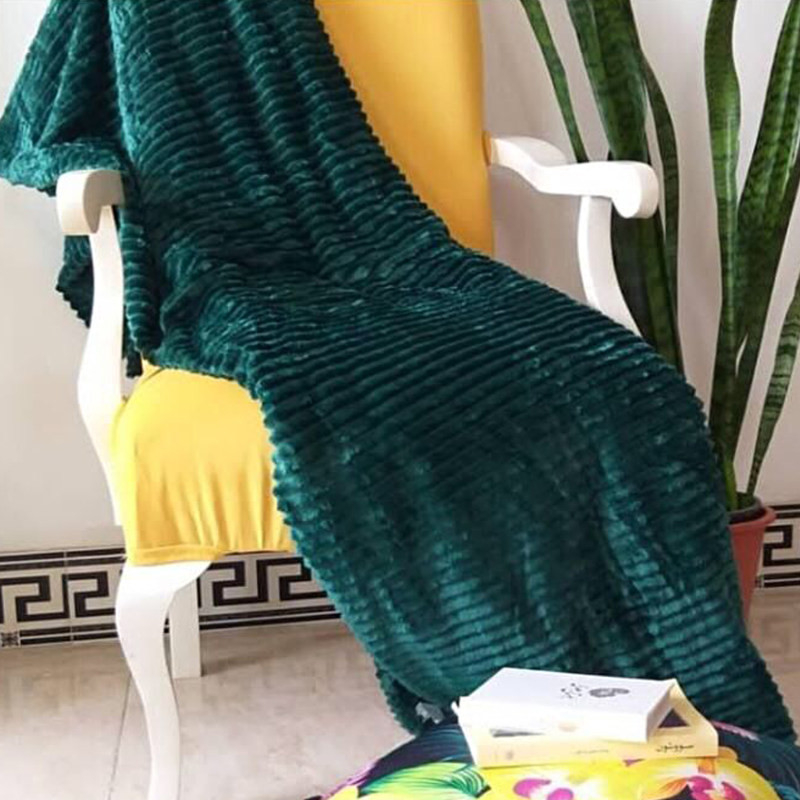 شال مبل طرح پلیسه سایز 240×220 سانتیمتر