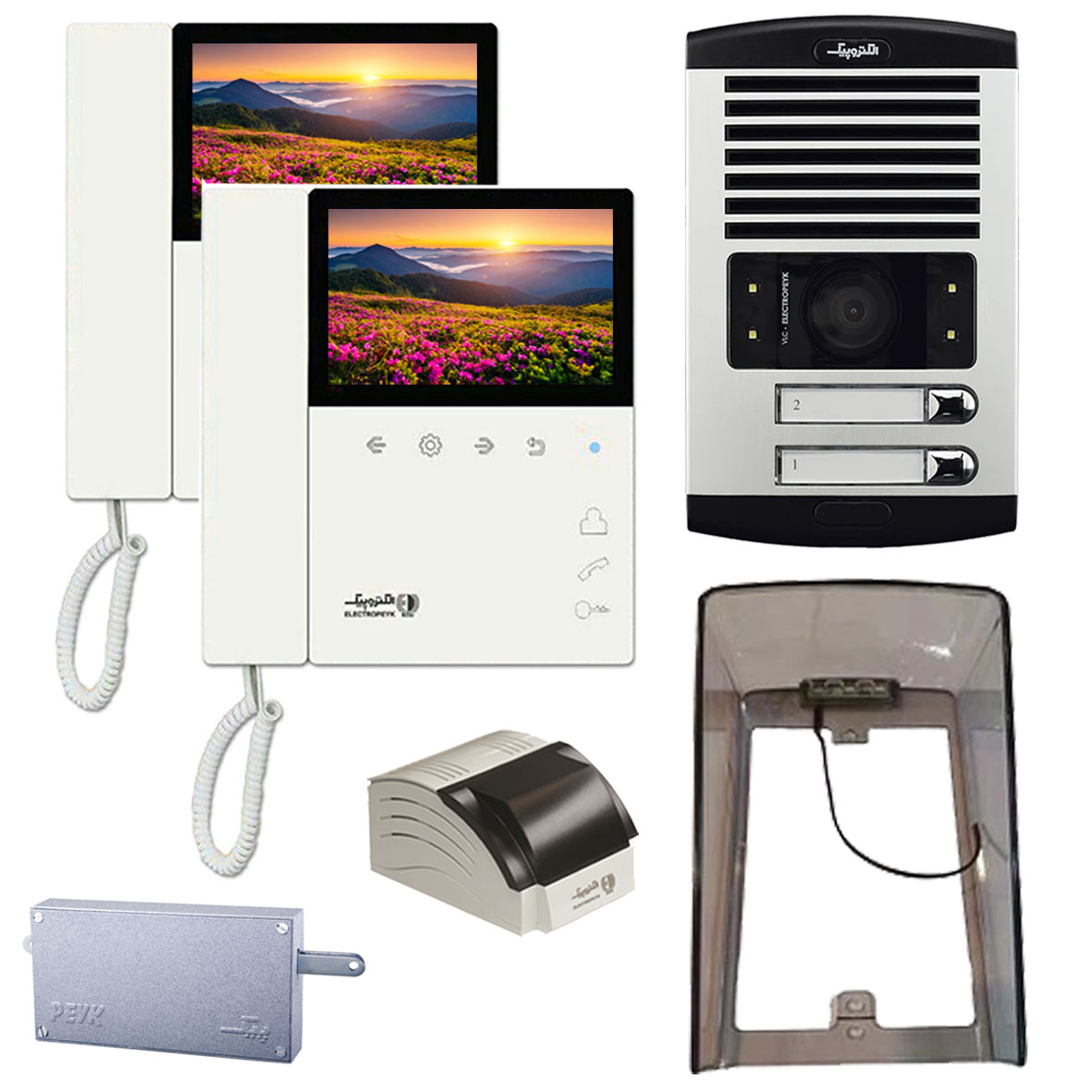 دربازکن تصویری الکتروپیک مدل FD/1086/2/897-White