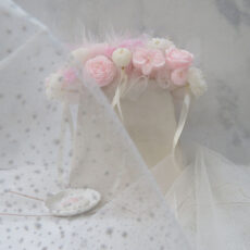 شمع دستساز مدل گل جاودان ملودی کد 1004