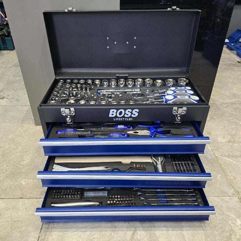 مجموعه 400 عددی ابزار و بکس صنعتی باس مدل BS-BOX-408