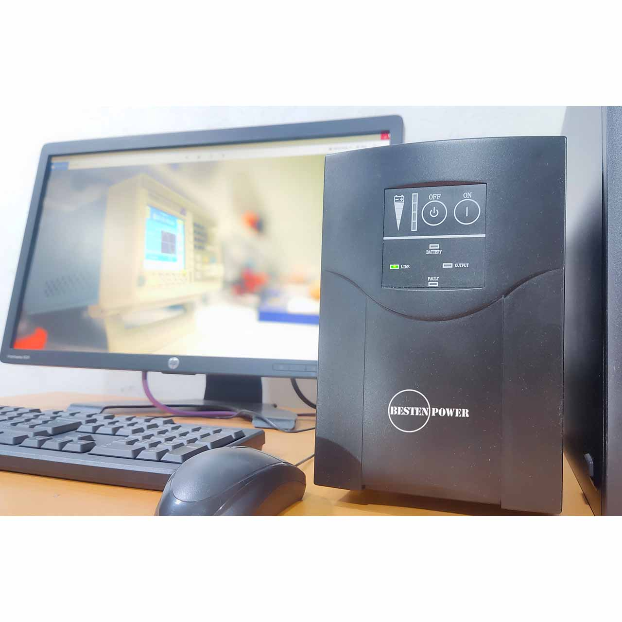 یو پی اس بستن پاور مدل BPL-2000VA-9Ah با ظرفیت 2000 ولت آمپر به همراه باتری داخلی