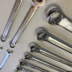 آچار یکسر تخت و یکسر رینگی توسن مدل T101-S12 مجموعه 12 عددی