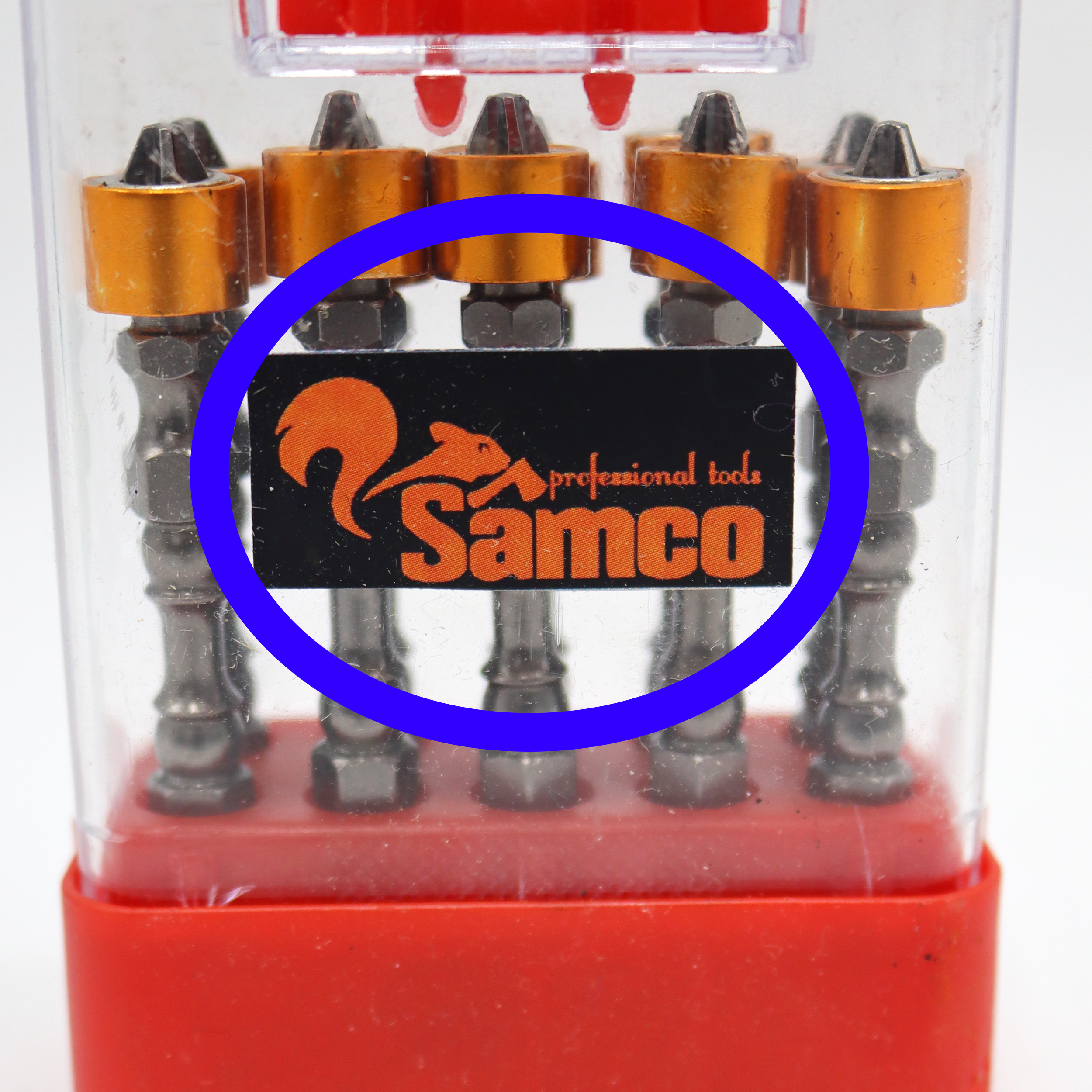 سری پیچ گوشتی دو سر چهار سو سامکو مدل مغناطیسی کد YP-010 مجموعه 10 عددی