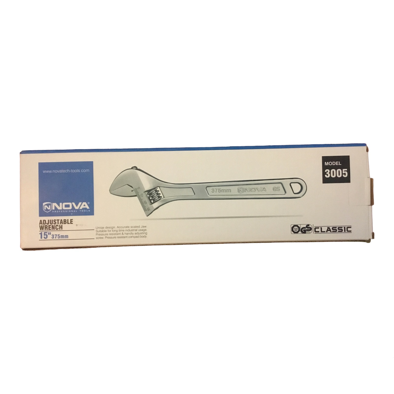 آچار فرانسه نووا مدل 3005 کد ar سایز 15 اینچ