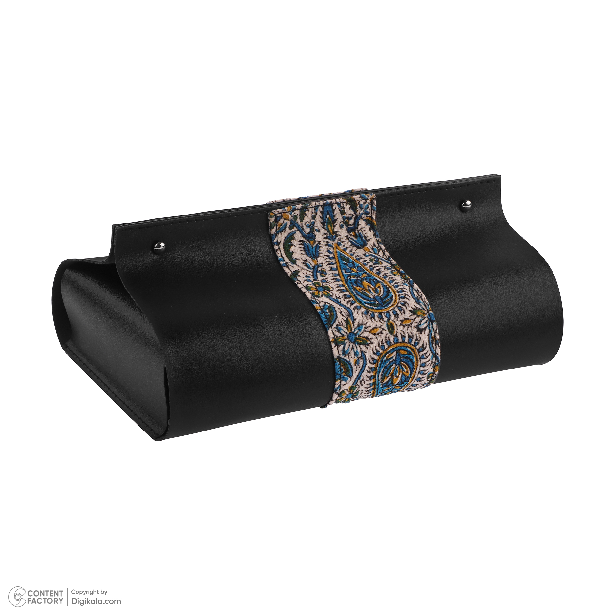 کاور دستمال کاغذی بومی مدل پارچه قلم کاری کد 003