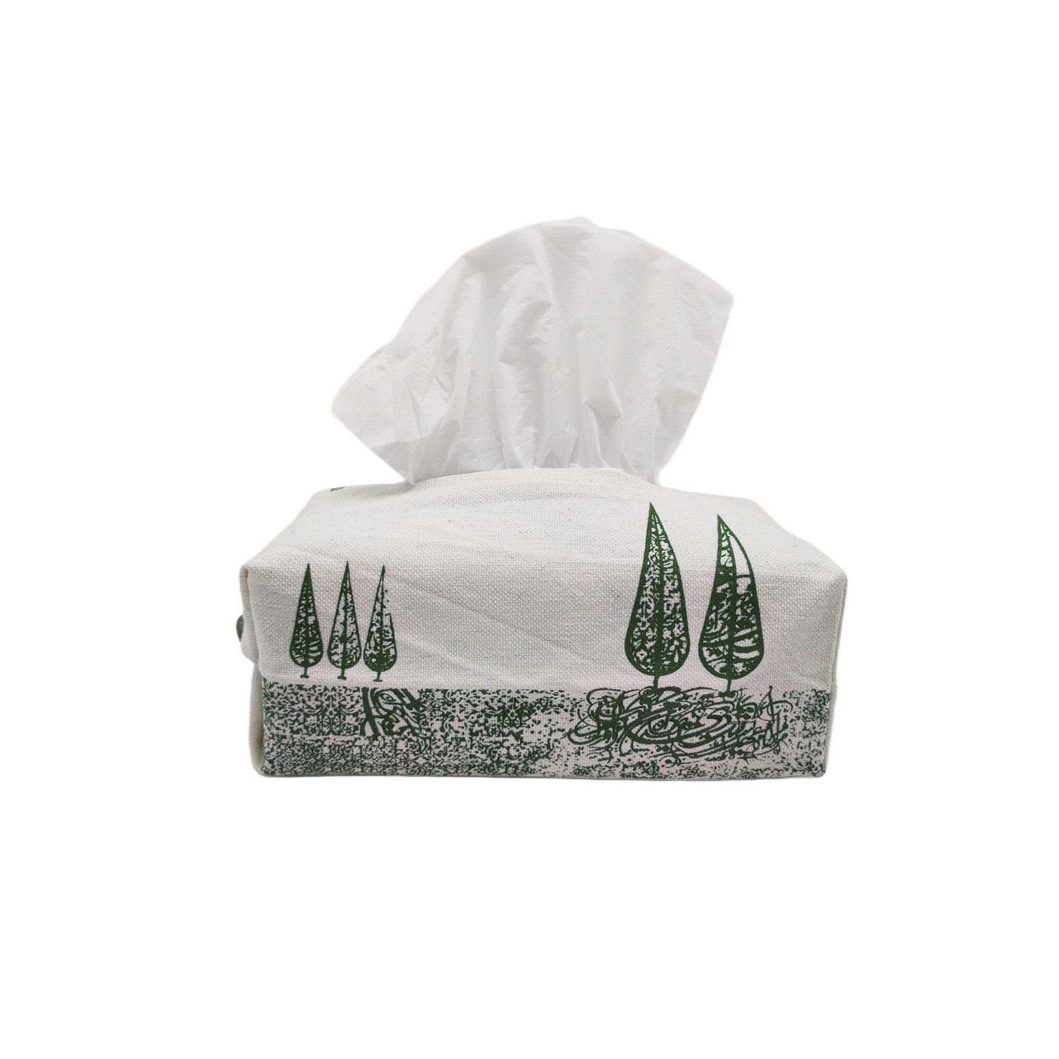 کاور دستمال کاغذی پارچهای گدار مدل باغ کاشی