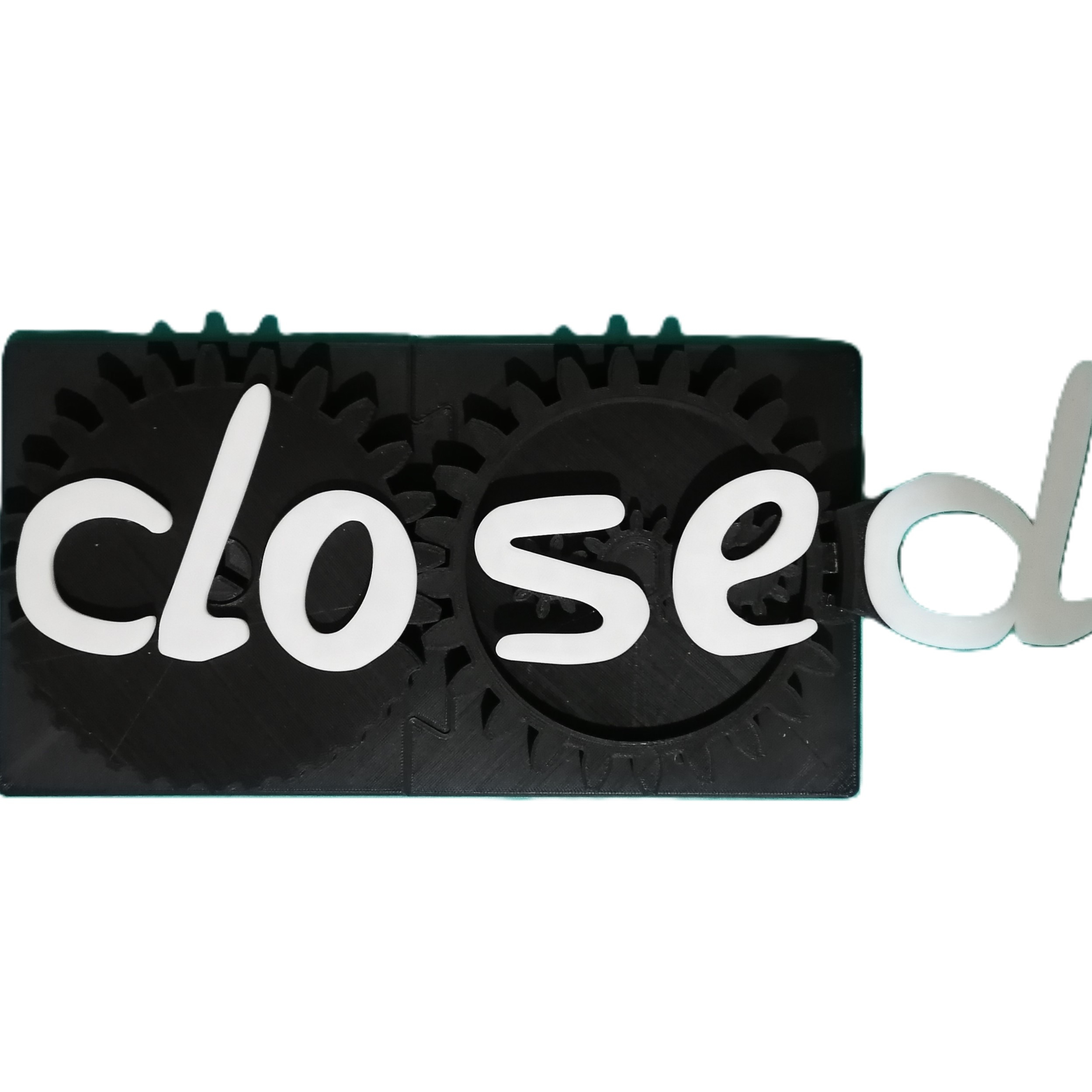 تابلو نشانگر طرح باز و بسته مدل چرخ دنده ای