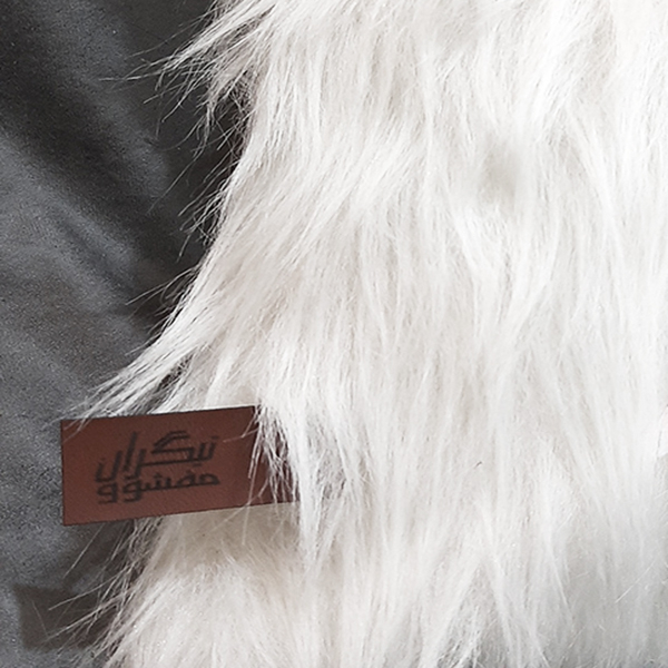 کاور کوسن تیگران مفشوو مدل خزپرزبلند سایز 40*40 سانتی متر مجموعه 2 عددی