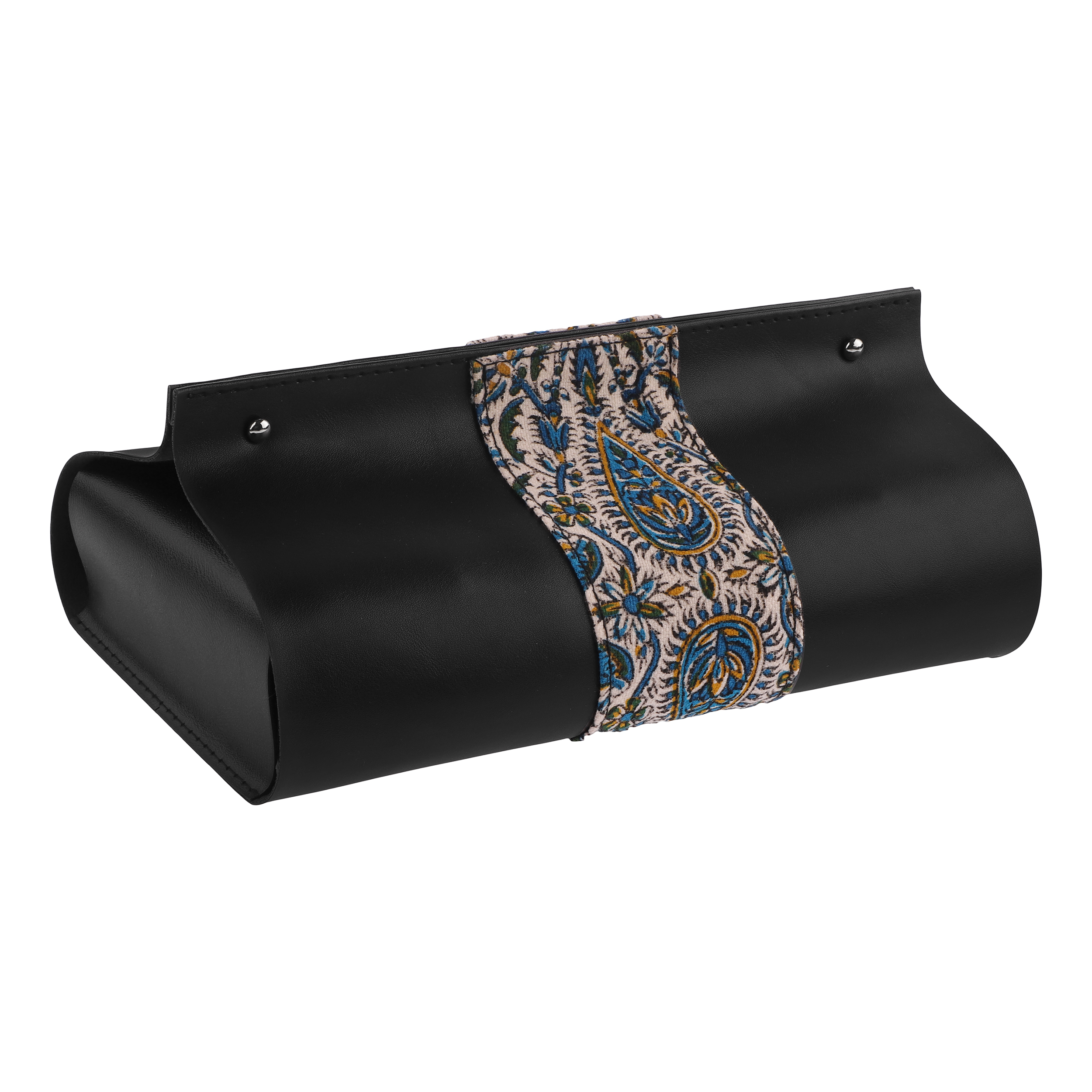 کاور دستمال کاغذی بومی مدل پارچه قلم کاری کد 003