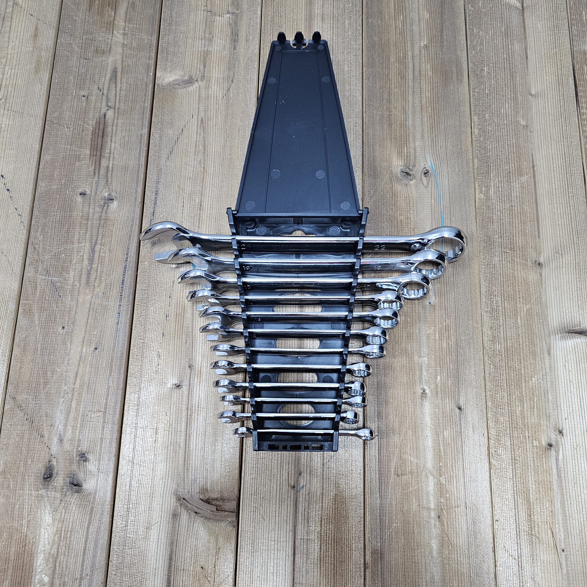 آچار یکسر تخت و یکسر رینگی باس مدل 12S مجموعه 12 عددی