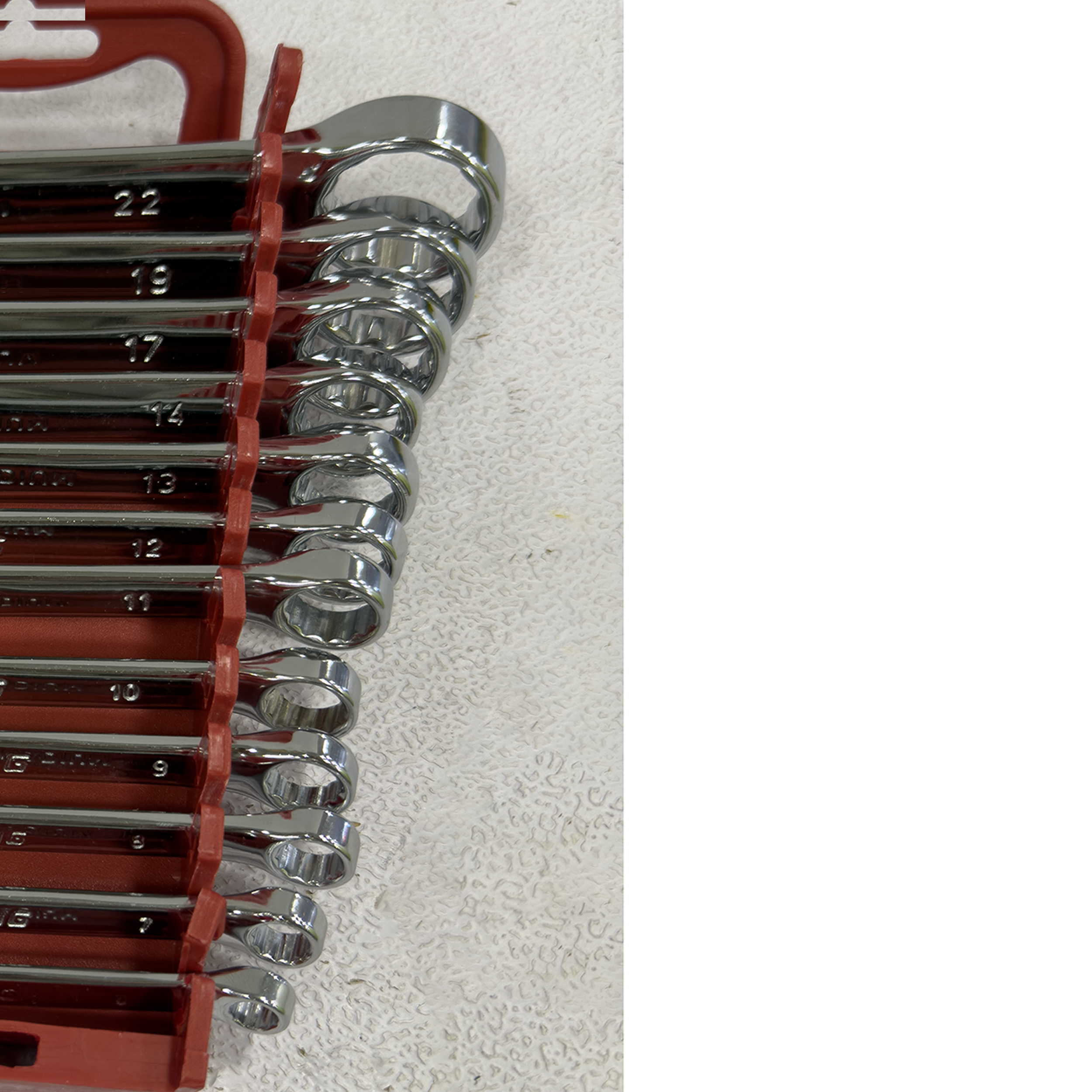 آچار یکسر تخت و یکسر رینگی استرانگ مدل SMT-STRONG-12PCS-22MM مجموعه 12عددی