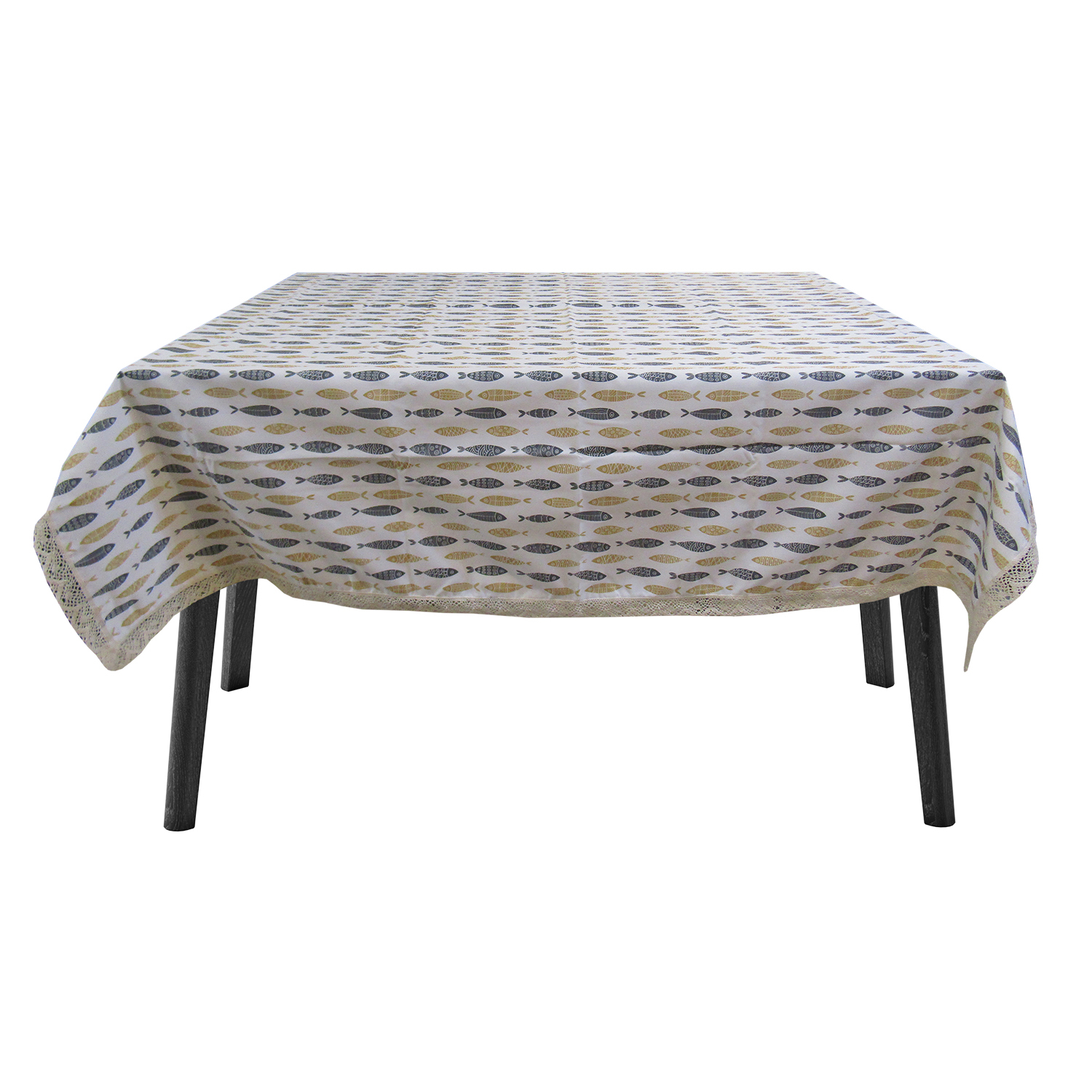 رومیزی هوم اند لایف مدل آدونیس S طرح ماهی کد 910002