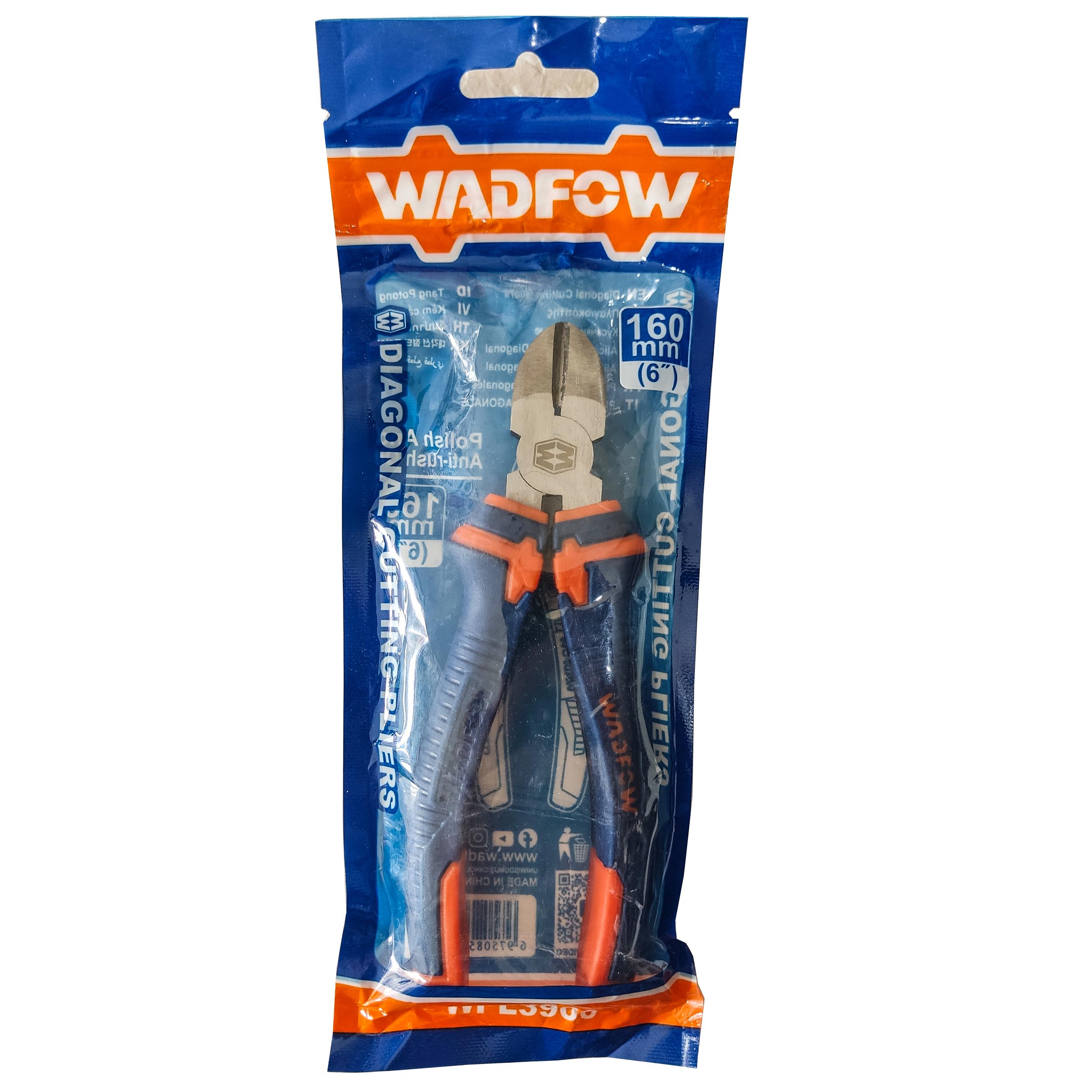 انبر سیم چین وادفو مدل WCL 6358 سایز 6 اینچ