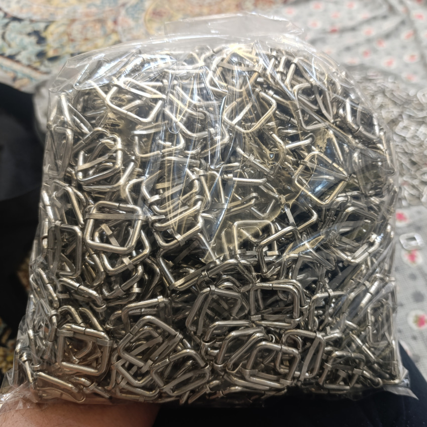 یراق کیف مدل بندگیر 18 bnd18mm بسته 1000 عددی