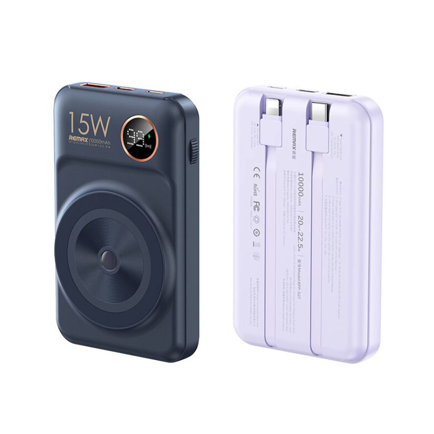 پاوربانک ریمکس مدل MagSafe Wireless Fast Charge 22.5W ظرفیت 20000 میلی آمپر ساعت