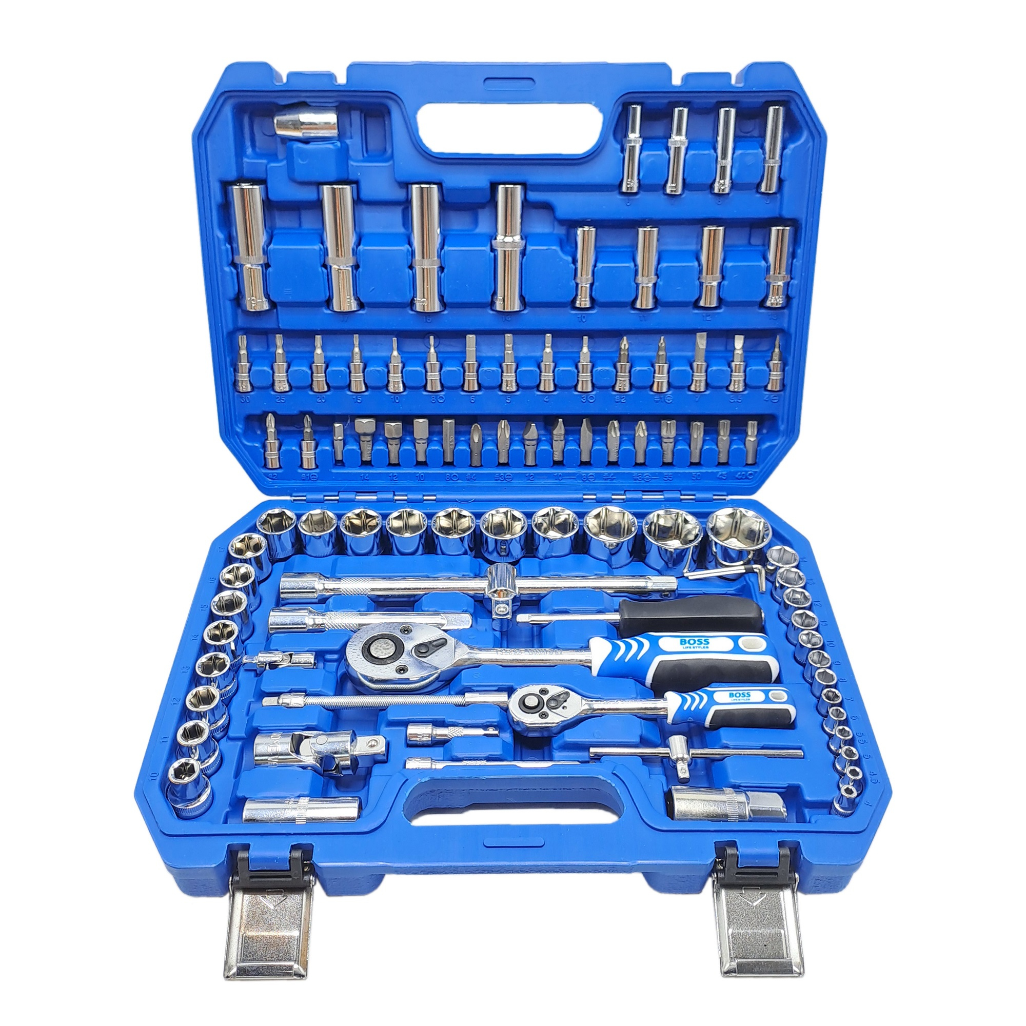 آچار بکس صنعتی باس مدل 94S مجموعه 94 عددی