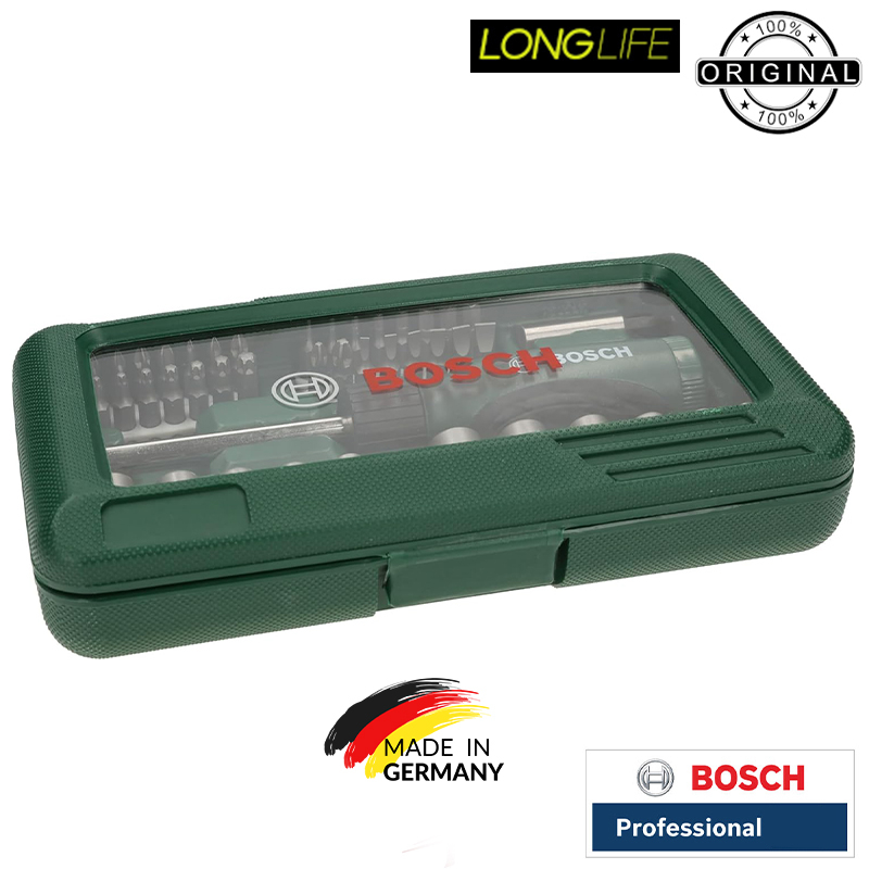 سری پیچ گوشتی و بکس سردریلی بوش مدل BO-46PCS مجموعه 46 عددی