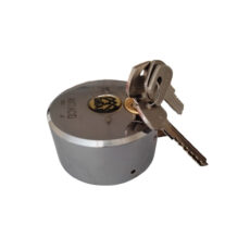 قفل کتابی سه قاف مدل گرد کد 003 کلید 2 شیار