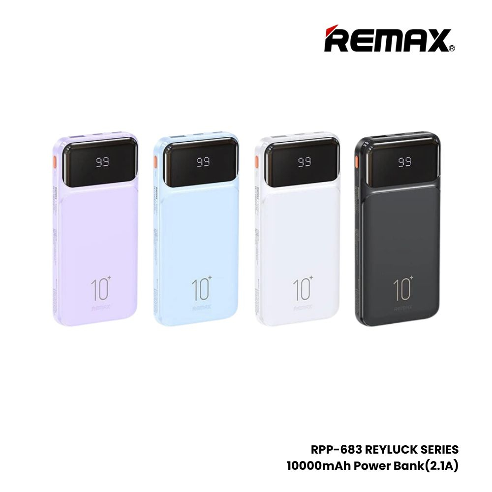 پاوربانک ریمکس مدل RPP-683 ظرفیت 10000 میلی آمپر ساعت