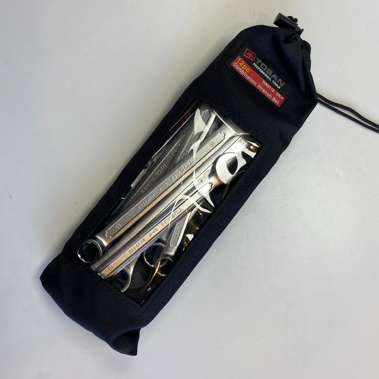 آچار یکسر تخت و یکسر رینگی توسن مدل T101-S12 مجموعه 12 عددی