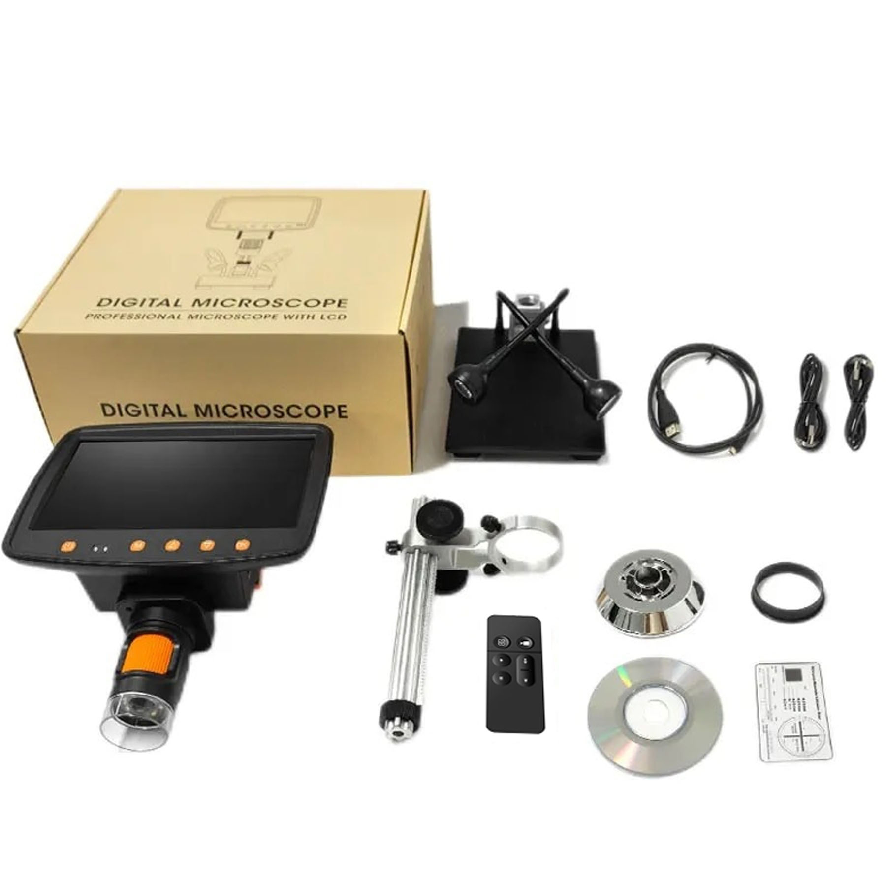 میکروسکوپ دیجیتال مدل Full HD USB 1500x به همراه ریموت کنترل