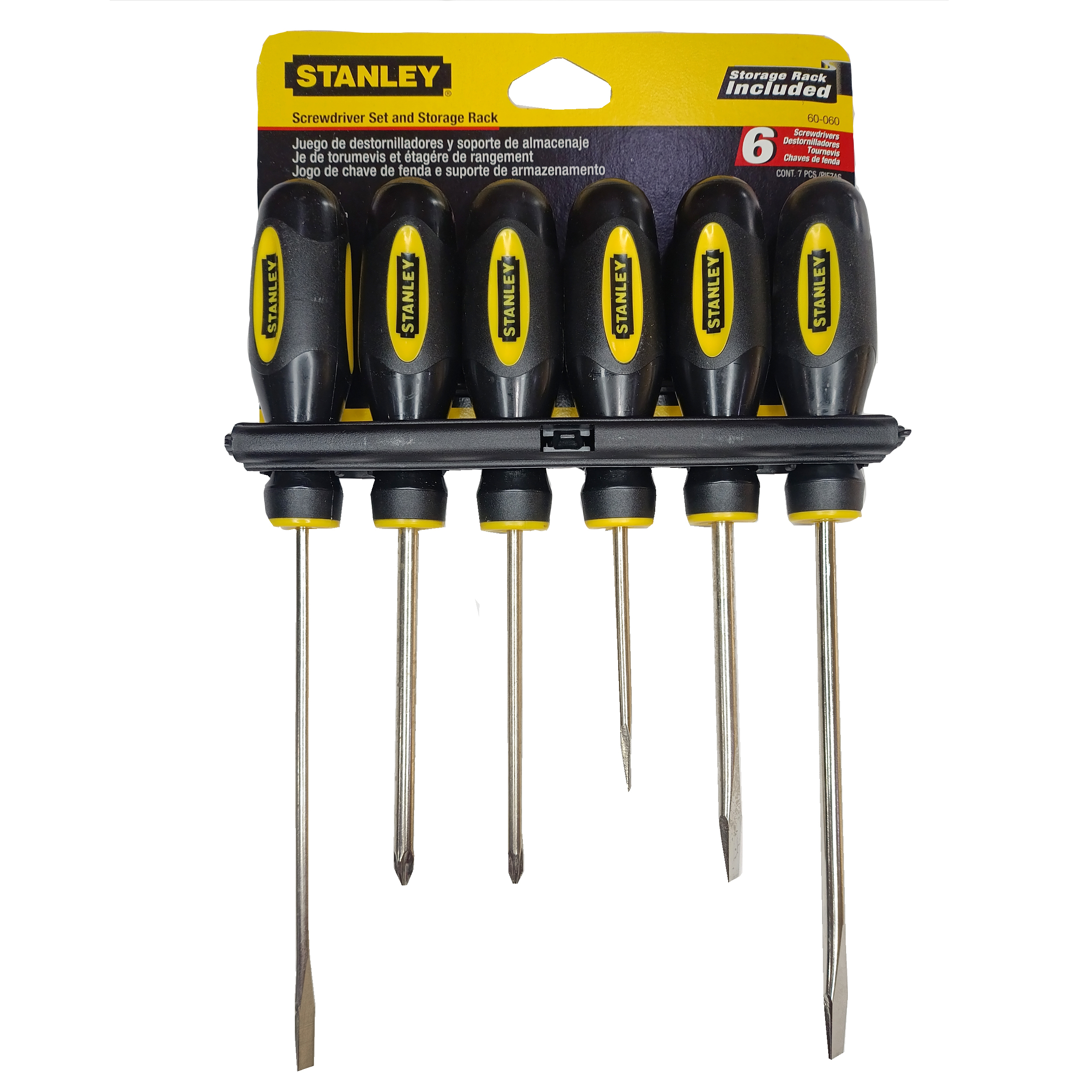 پیچ گوشتی استنلی مدل 60-060 بسته 6 عددی