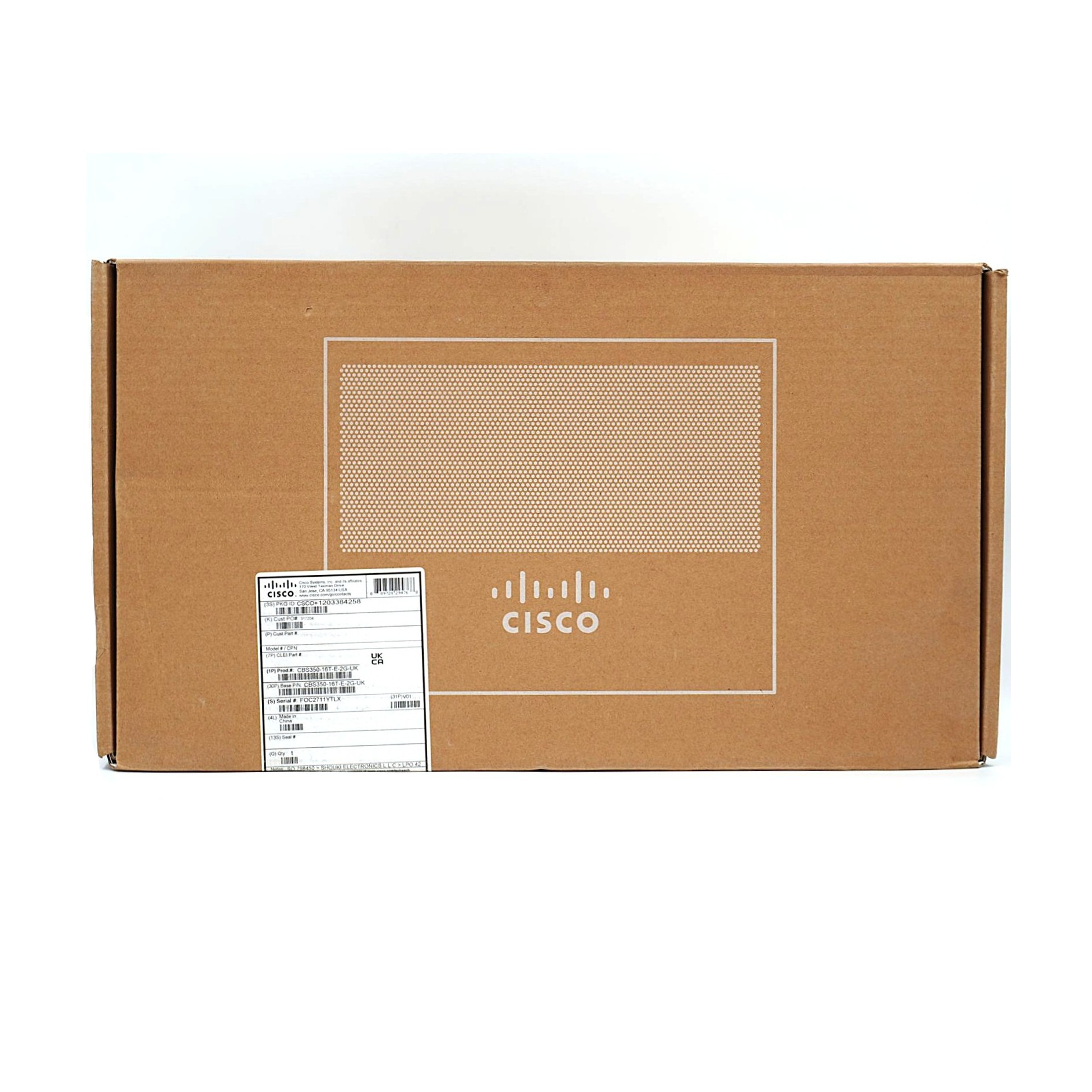 سوئیچ مدیریتی 16 پورت گیگ سیسکو مدل CBS350-16T-E-2G