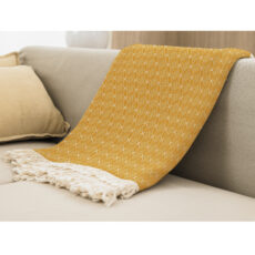 شال مبل بارمان دکور طرح دایره ای کد 64 سایز 98x180 سانتی متر