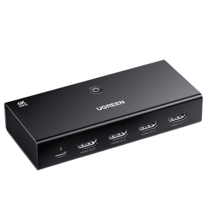 سوئیچ ۴ پورت HDMI 2.0 یوگرین مدل CM598 کد 15376