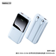 پاوربانک ریمکس مدل RPP-680 ظرفیت 20000 میلی آمپر ساعت