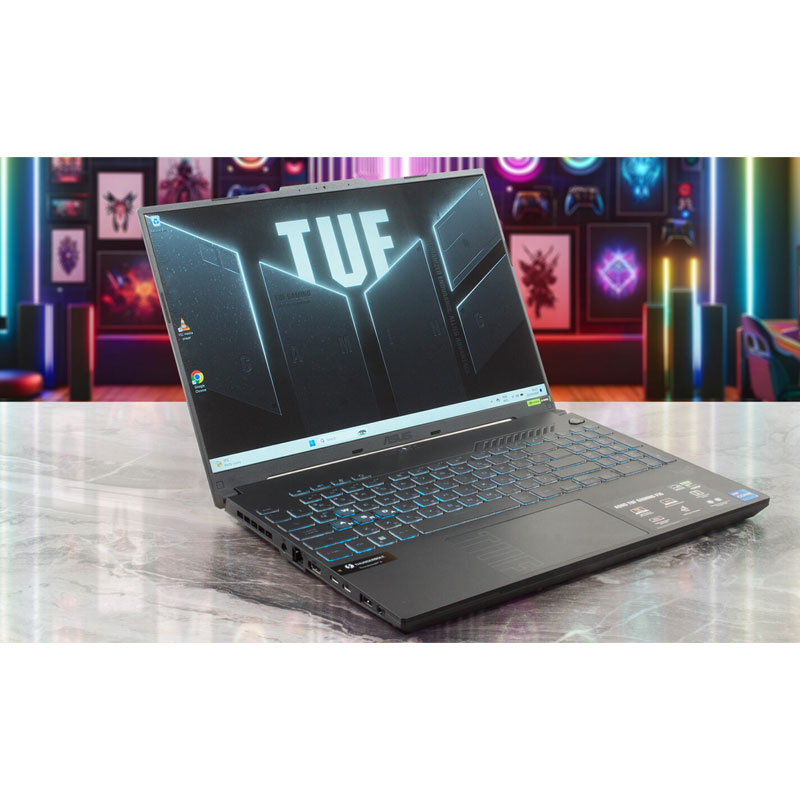 لپ تاپ 16 اینچی ایسوس مدل TUF Gaming F16 FX608JHR-RV005-i7 14650HX-16GB DDR5 5600MHz-512GB SSD-RTX5050 8GB-FHD 165Hz