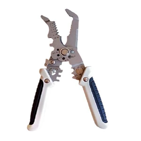 انبر سیم لخت کن سرکج مدل NO_1 سایز 8 و نیم اینچ