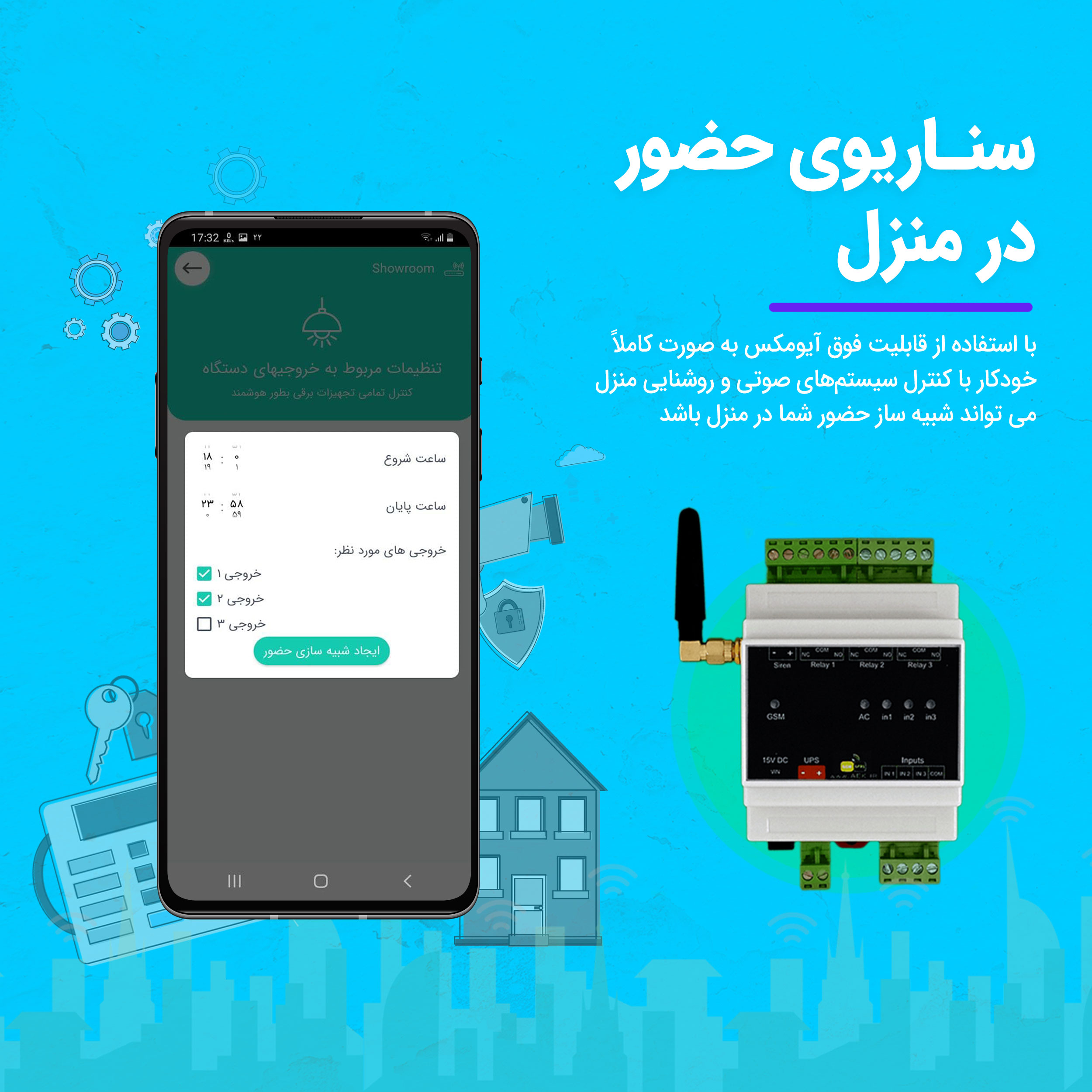 سیستم دزدگیر سیم کارتی مدل IoMax-3R