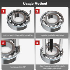 بلبرینگ کش کا زد تولز مدل kz-27 مجموعه 27 عددی