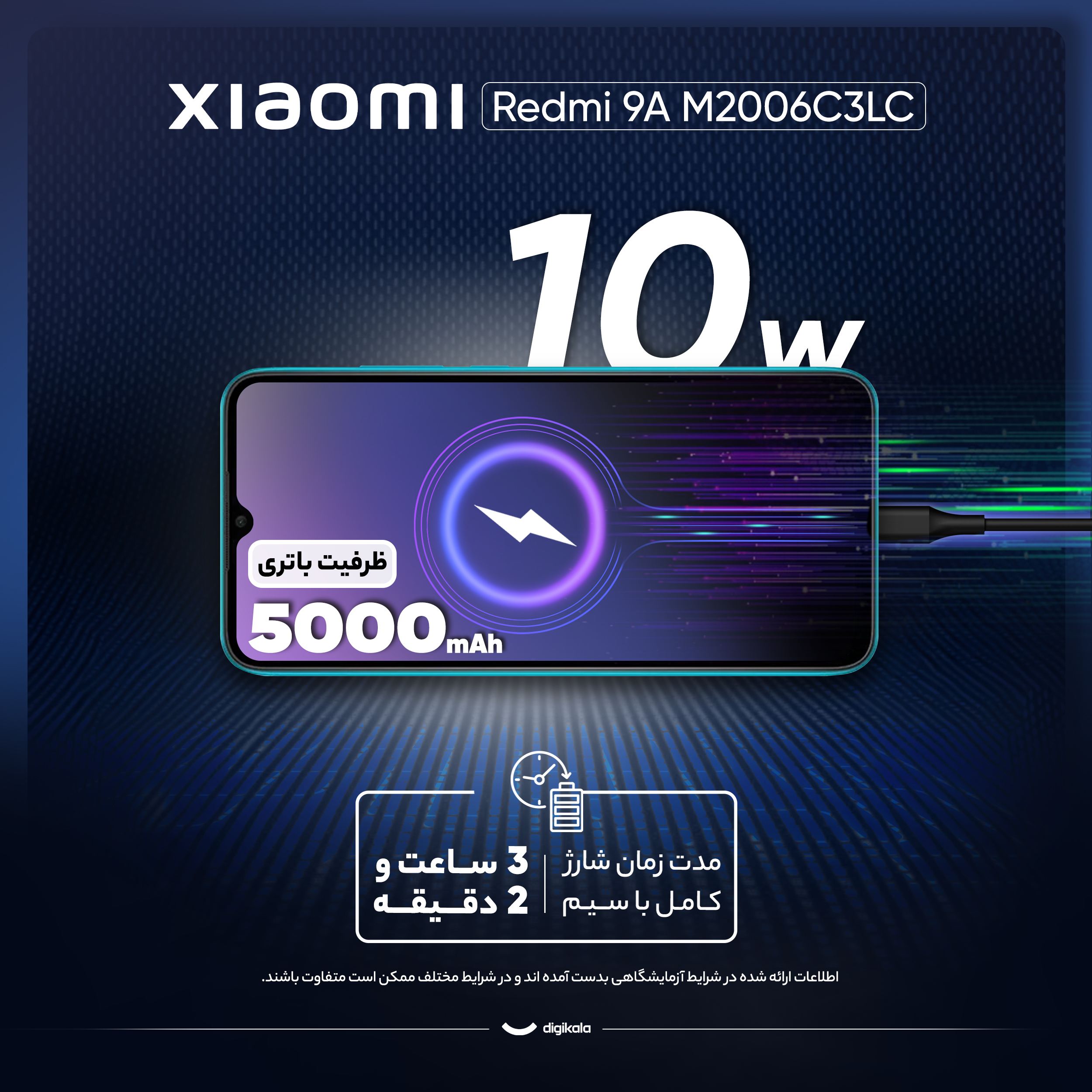 گوشی موبایل شیائومی مدل Redmi 9A M2006C3LC دو سیم‌ کارت ظرفیت 64 گیگابایت و رم 4 گیگابایت