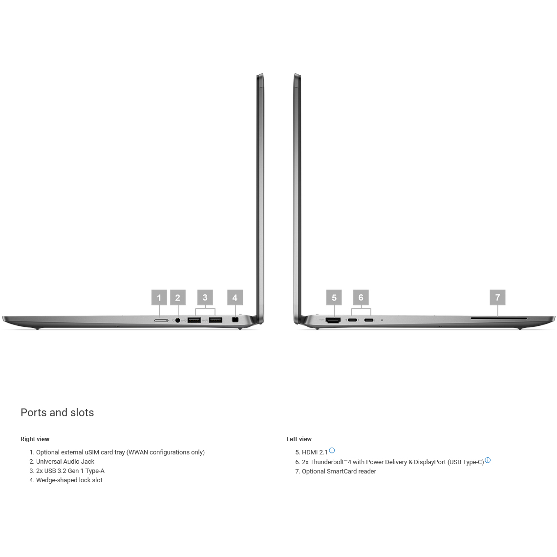 لپ تاپ 16 اینچی دل مدل Latitude 7650-Core Ultra 5 135U-16GB LPDDR5X 6400MHz-256GB SSD-IPS 120Hz-Backlit-Fingerprint-W