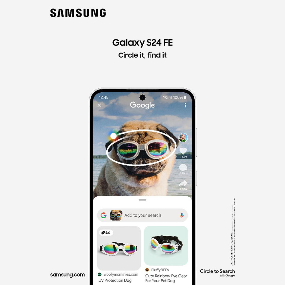 گوشی موبایل سامسونگ مدل S24 FE دو سیم کارت ظرفیت 256 گیگابایت و رم 8 گیگابایت - ویتنام - به همراه هدیه شارژر 45 واتی سامسونگ همراه با کابل تبدیل USB-C به طول 1.8 متر و محافظ صفحه نمایش