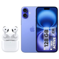 گوشی موبایل اپل مدل iPhone 16 CH دو سیم کارت ظرفیت 128 گیگابایت و رم 8 گیگابایت – به همراه هدفون بلوتوثی اپل مدل AirPods 4