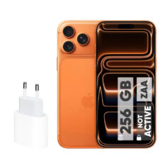 گوشی موبایل اپل مدل iPhone 17 Pro Max ZAA تک سیم کارت + eSim ظرفیت 256 گیگابایت و رم 12 گیگابایت – نات اکتیو  – به همراه شارژر 20 وات اپل