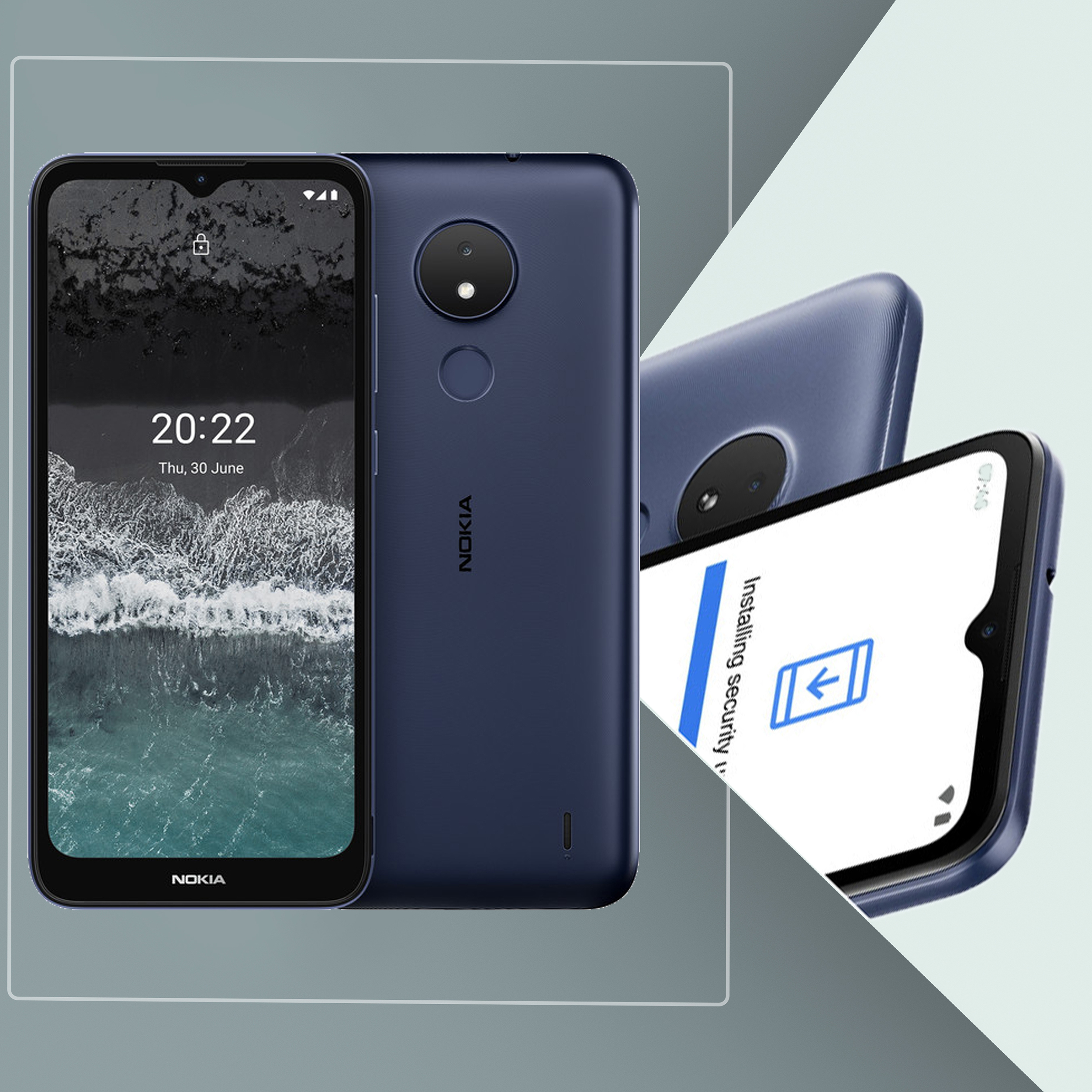 گوشی موبایل نوکیا مدل C21 TA-1352 دو سیم کارت ظرفیت 32 گیگابایت و رم 2 گیگابایت  - مونتاژ ایران تحت لیسانس نوکیا