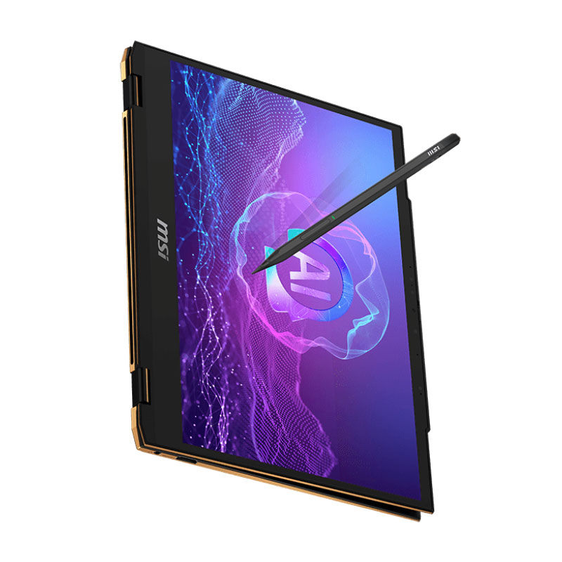 لپ تاپ 13.3 اینچی ام اس آی مدل Summit 13 AI Evo A2HMTG-Core Ultra 7 255H-32GB LPDDR5-1TB SSD-Touch به همراه قلم