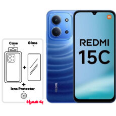 گوشی موبایل شیائومی مدل Redmi 15C 4G دو سیم کارت ظرفیت 256 گیگابایت و رم 8 گیگابایت – به همراه یک عدد قاب، محافظ صفحه نمایش و محافظ لنز دوربین